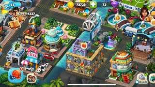 TRADE ISLAND- iOS- Completing Movie Theatre Construction- Level 41- iPhone X screenshot 1