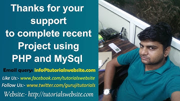 php tutorials in hindi - Mini Project Session Completed