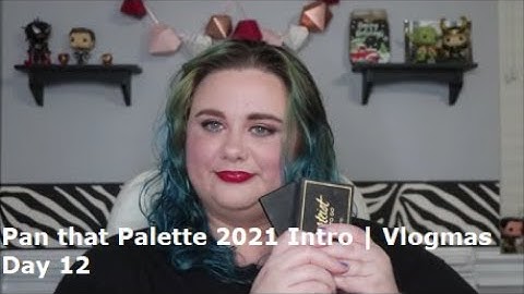 Pan that Palette 2021 Intro | Vlogmas Day 12