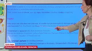 e Mesimi Klasa 6 - 6127 Gjuhë shqipe - Përdorimi i shkronjës së madhe