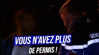 Contrôles De Nuit Éthylotest Positif, Fuite Et Permis Suspendus