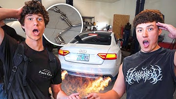Installing The Best Exhaust System On A Supercharged Audi 