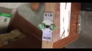 How to Install the Bottom Rollers and Soft Closing Mechanism Devices