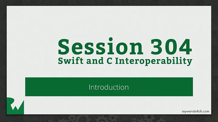 Swift and C Interoperability - 2016 RWDevCon Session - raywenderlich.com