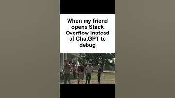 When debugging gets serious... 🧑‍💻🔥 #stackoverflow  vs. #chatgpt |  #ai #memes  #funnyai #techhumor