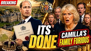 ROYAL BOMBSHELL: William Gains Queen's Private Estate and Camilla's Family Is Furious Now!!!