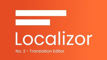 Translation Editor in Localizor - Tutorial video no 3