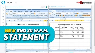 New! GCC-TBC ENG 30 Statement, Pragti Computer Typing, Dharashiv
