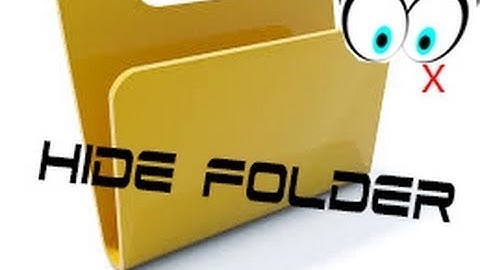 How to Hidden folder desktop windows7,8,10 in Hindi.(urdu)