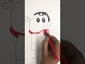 How to Draw Shinchan Animated drawing for kids I Simple and Easy Drawing