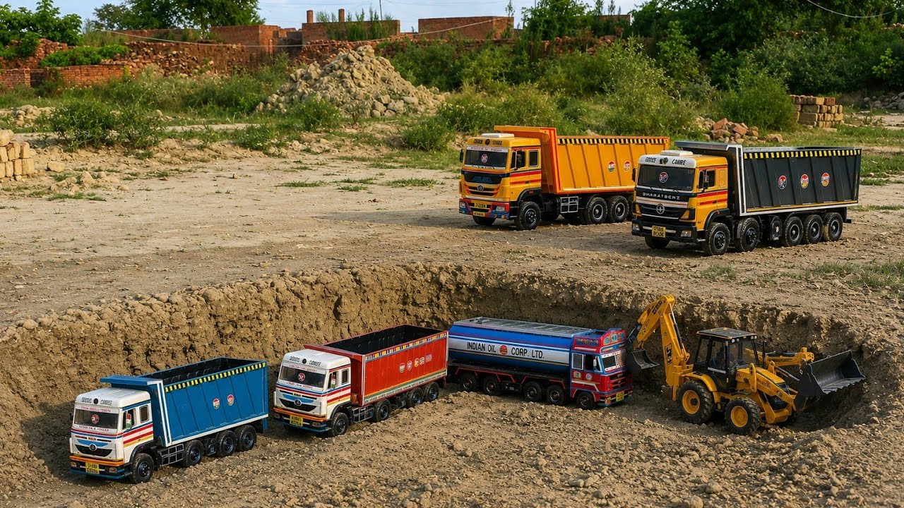 JCB 5CX 4x4 Parking Adventure