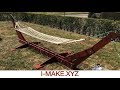 Building a wooden hammock stand Building a wooden hammock stand