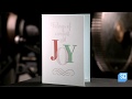 See how traditional letterpress printing creates beautiful greeting cards