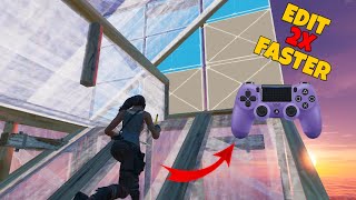 How To EDIT FASTER On Controller/DOUBLE Your Editing Speed! (From A Fast Controller Player)