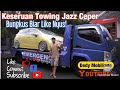 Towing mobil jazz ceper sampai karawang