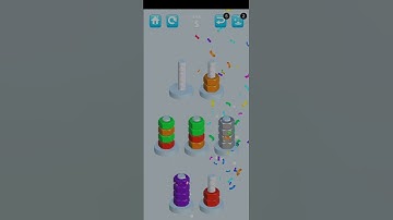 Nuts sort level 5 | Mobile Game |#shorts #bolts #nuts #color #game