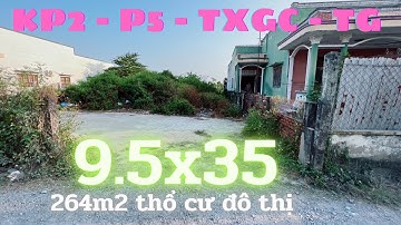 MS211 Bán đất khu phố 2 phường 5 thị xã Gò Công TG giá đầu tư