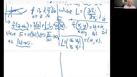 Lecture 2, Complex Analysis Rutgers Math 503 Prof. Kontorovich, 9/04/2020