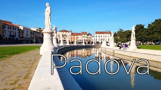 Прогулка По Прекрасному Старинному Городу Италии, Падуя. Walk Around The Town Of Padua, Italy