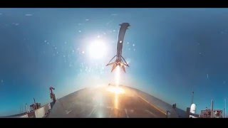 SpaceX First Stage Landing on Droneship