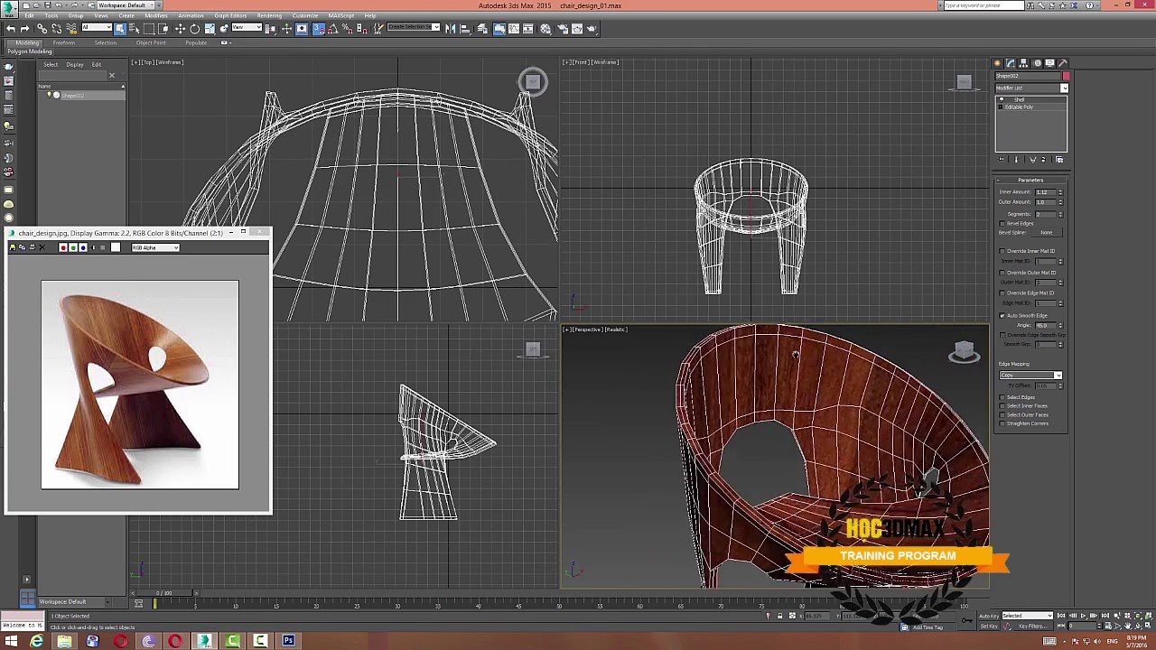 Nếu bạn là một fan của việc dựng hình 3Ds Max, bức ảnh này sẽ gợi cảm hứng cho bạn. Hãy xem nó để thấy được những đường cong và chi tiết cực kỳ chân thật và tinh tế mà 3Ds Max có thể tạo ra.