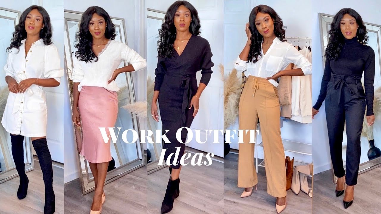 WORK OUTFIT IDEAS | What To Wear To The Office- H&M, Target - YouTube