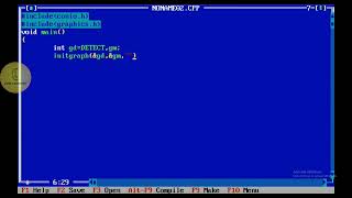 C language | Graphics handling 'draw triangle using line()' | CodeLearning