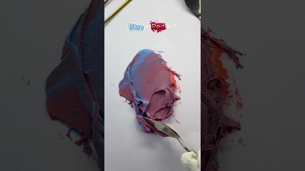 Mixing Blue 👕and Red🎒