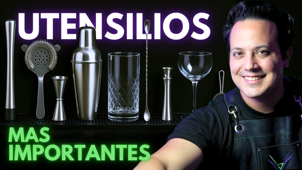 Utensilios de Bar – El Kit Básico del Bartender ✨🍸✨