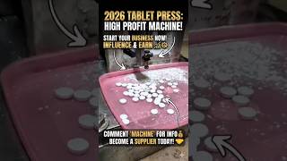 𝗧𝗮𝗯𝗹𝗲𝘁 𝗣𝗿𝗲𝘀𝘀 𝗠𝗮𝗰𝗵𝗶𝗻𝗲 | 𝗖𝗼𝗺𝗽𝗮𝗰𝘁 & 𝗘𝗳𝗳𝗶𝗰𝗶𝗲𝗻𝘁 💊 #TabletPress #PharmaMachinery #TabletMakingMachine