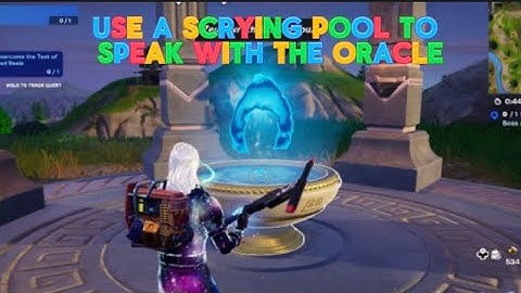 Use a Scrying Pool to Speak with The Oracle Fortnite