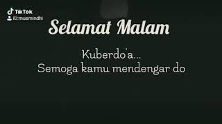 Doa malam ini Story WA