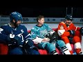 Sam Reinhart Crashes Victor Hedman's Interview | On the Couch With Colby