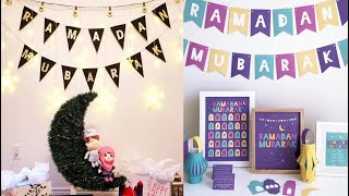 زينة رمضان ٢٠٢١ روووعة من الورق ديكور رمضان  #زينة رمضان DIY ramadan  decor 2021 