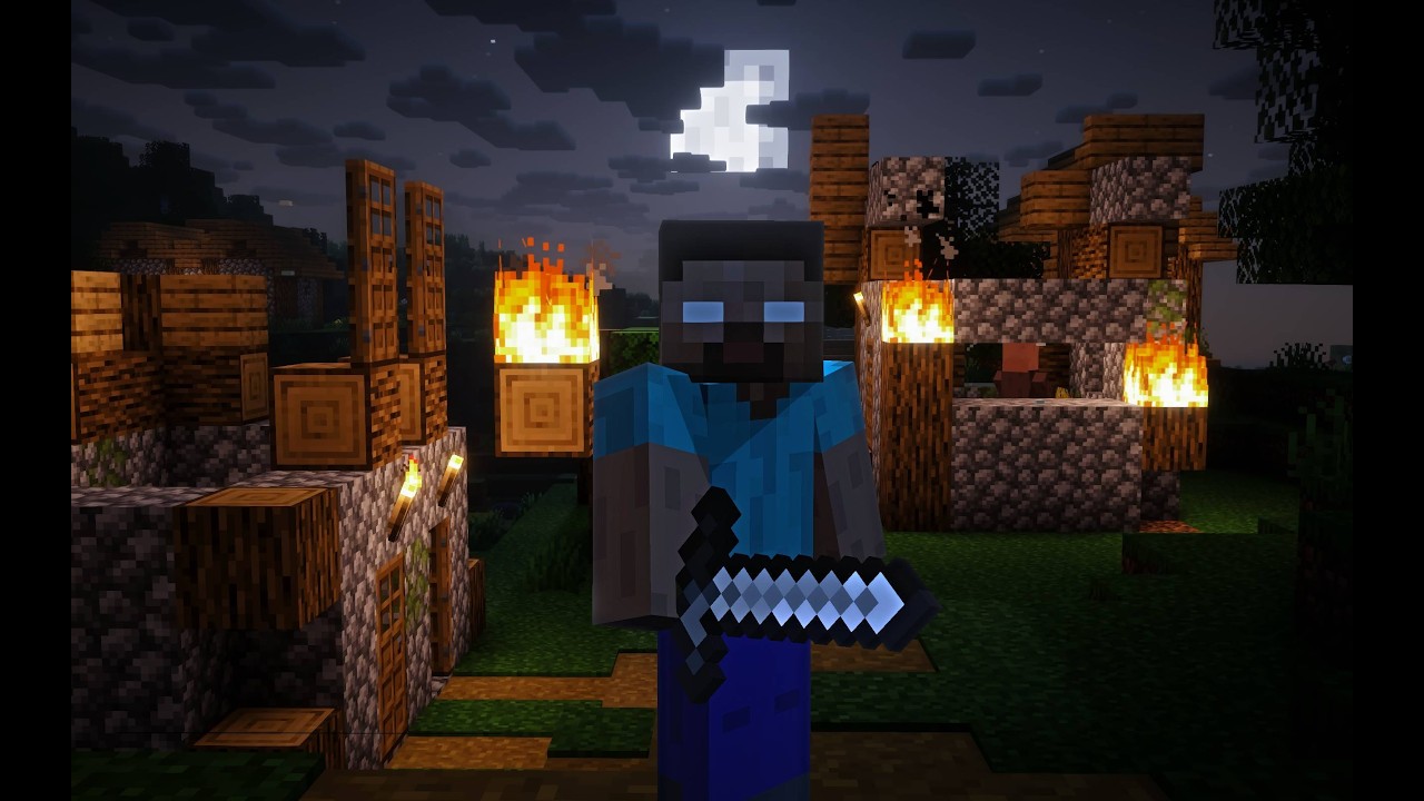 Surviving A Herobrine In Hardcore Minecraft