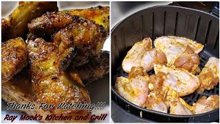 The BEST Air Fryer  Chicken Wings EVER!!! | Ray Mack's Kitchen and Grill