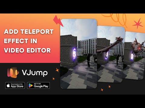 Beyond the Threshold: Unleashing TikTok Brilliance with Portal VFX with VJump Video Editor - video from VJump