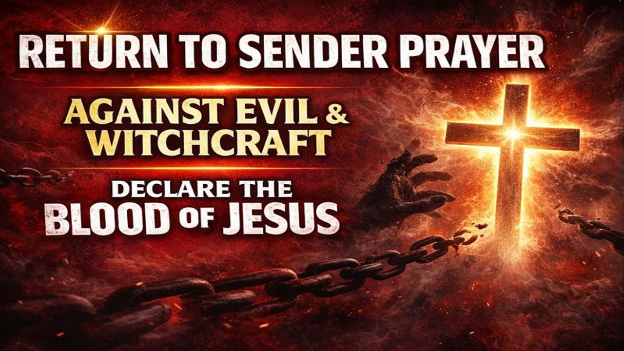 RETURN TO SENDER PRAYER 🔥 Against Evil & Witchcraft | Declare the Blood of Jesus
