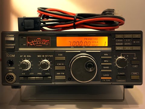 ICOM IC-726 HF/50MHz 160W/16W + DC Open - YouTube
