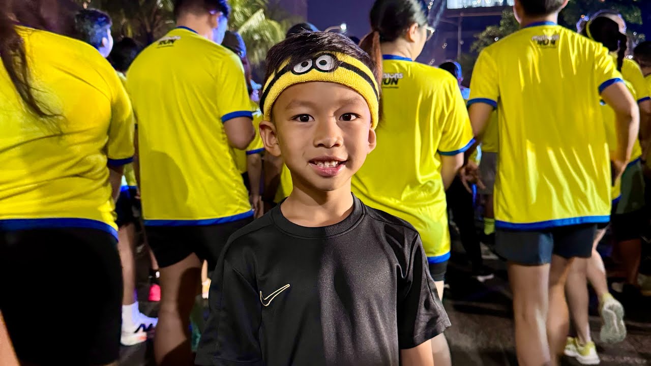 Levi’s first 5K run race - Minions run 2025