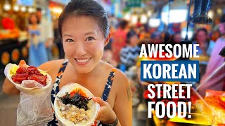 DELICIOUS Korean Street Food 🇰🇷 YUMMY Hotteok, Mandu, live Octopus & more! Gwangjang Market, Seoul