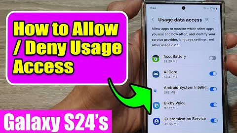 🔒 Control Your Data! How to Allow/Deny Usage Access on Samsung Galaxy S24/S24+ Ultra