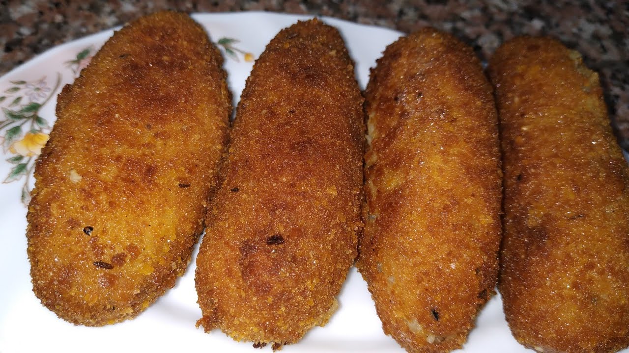 كروكيت البطاطس باللحمه بكل سهوله مع صدفه جاد