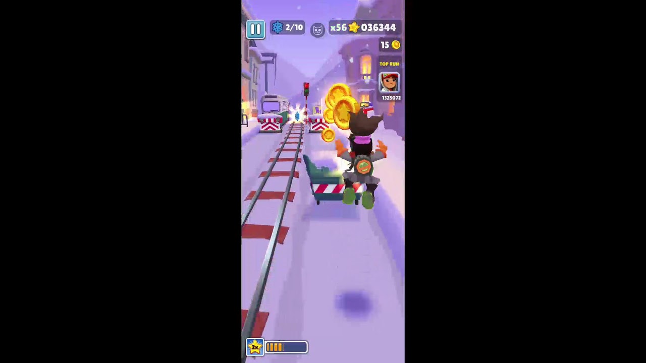 SUBWAY SURFERS ( NO BOARDS/KEYS ) BEATING HIGH SCORE