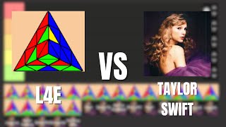 Taylor Swift VS L4E TIERLIST!!!!!