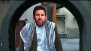 رجع الغالي يامووو 😂عودة ميسي الى برشلونة  على طريقة باب الحارة😂😂