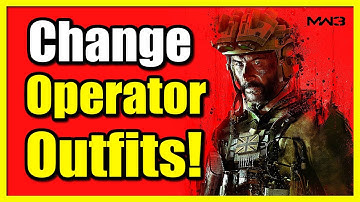 How to Change Operator Skin or Outfit in COD Modern Warfare 3 (Fast Method)