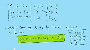 Lecture 15: Generalizing linear least squares, non linear least squares
