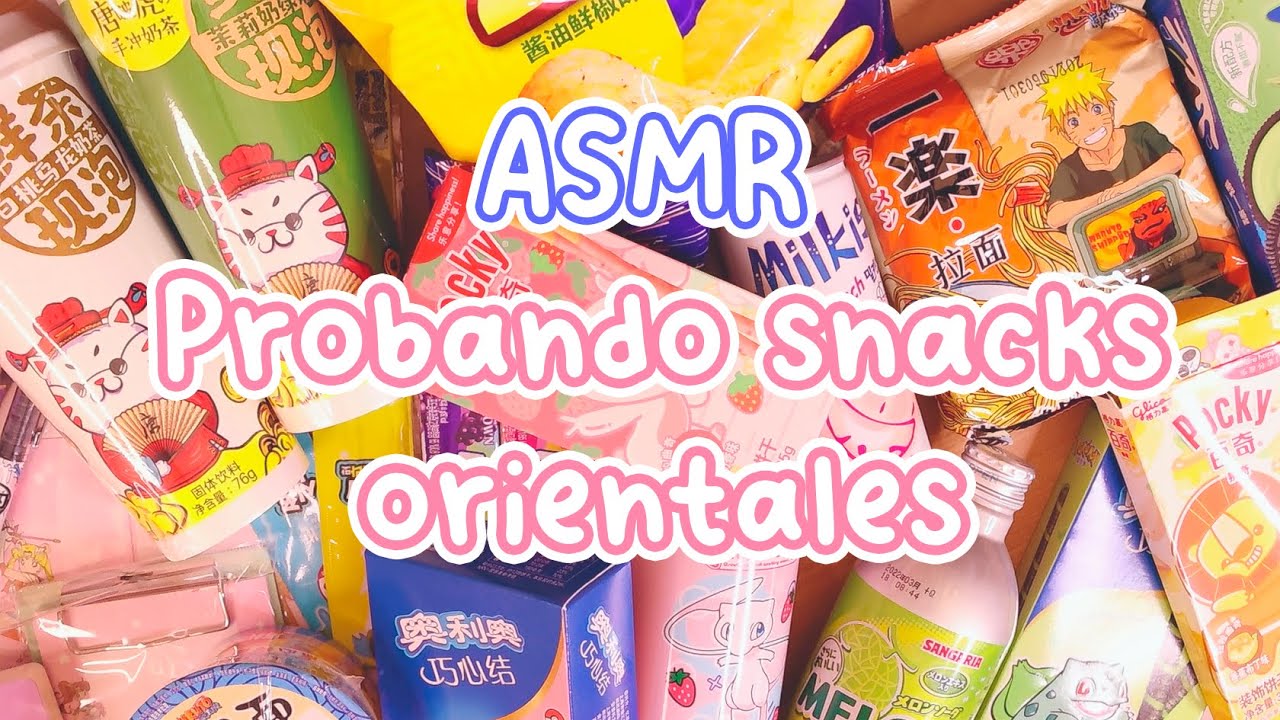 Probando snacks orientales (Y más) | ASMR