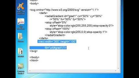 HTML5 SVG Creating Shapes with Gradient